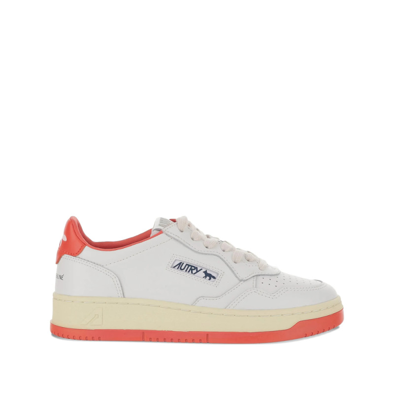 Maison Kitsune X Autry X Maison Kitsuné Low-top Leather Sneakers