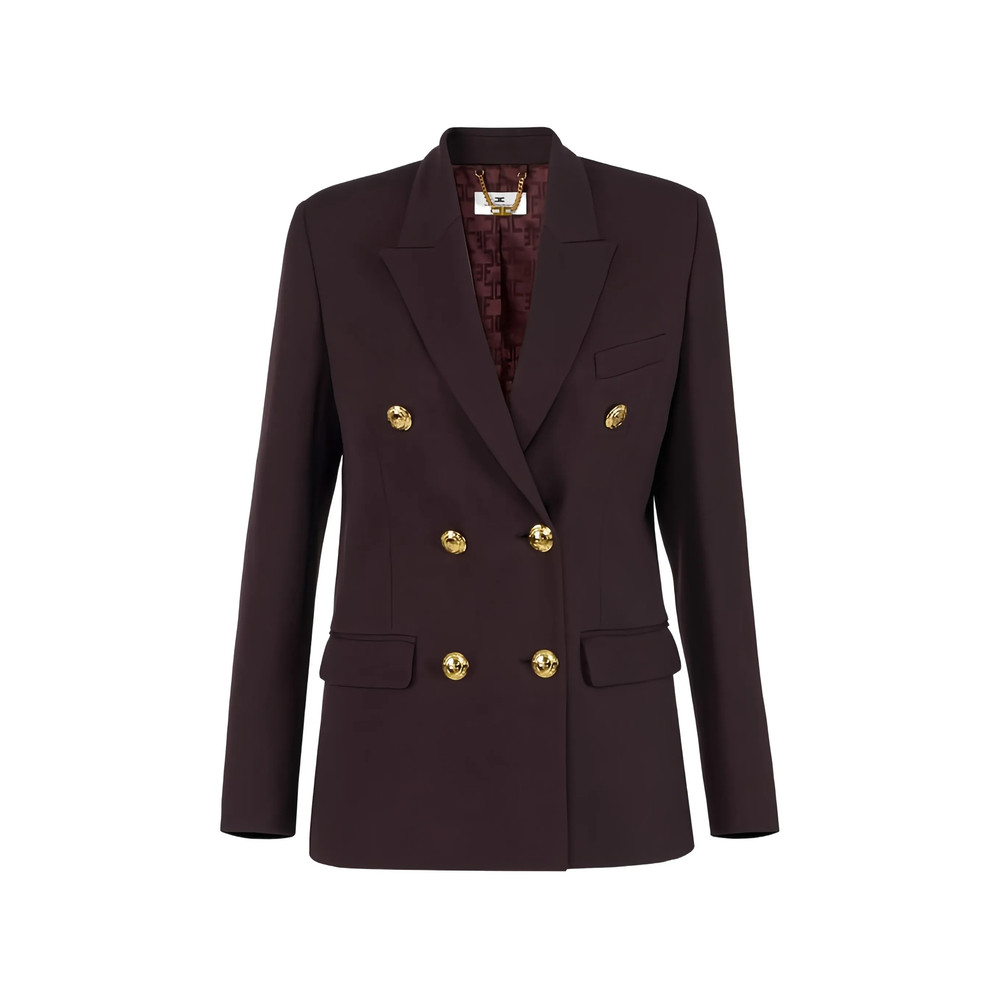 Elisabetta Franchi Double-breasted Button Blazer
