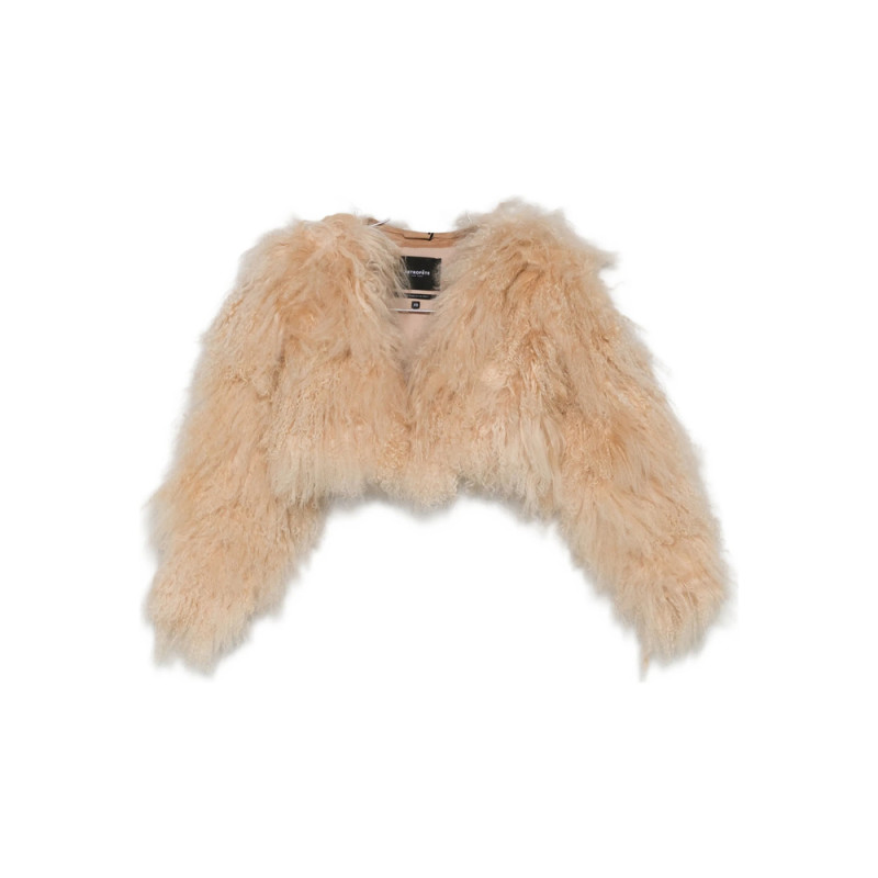 Retrofete Luxe Fur Cropped Jacket