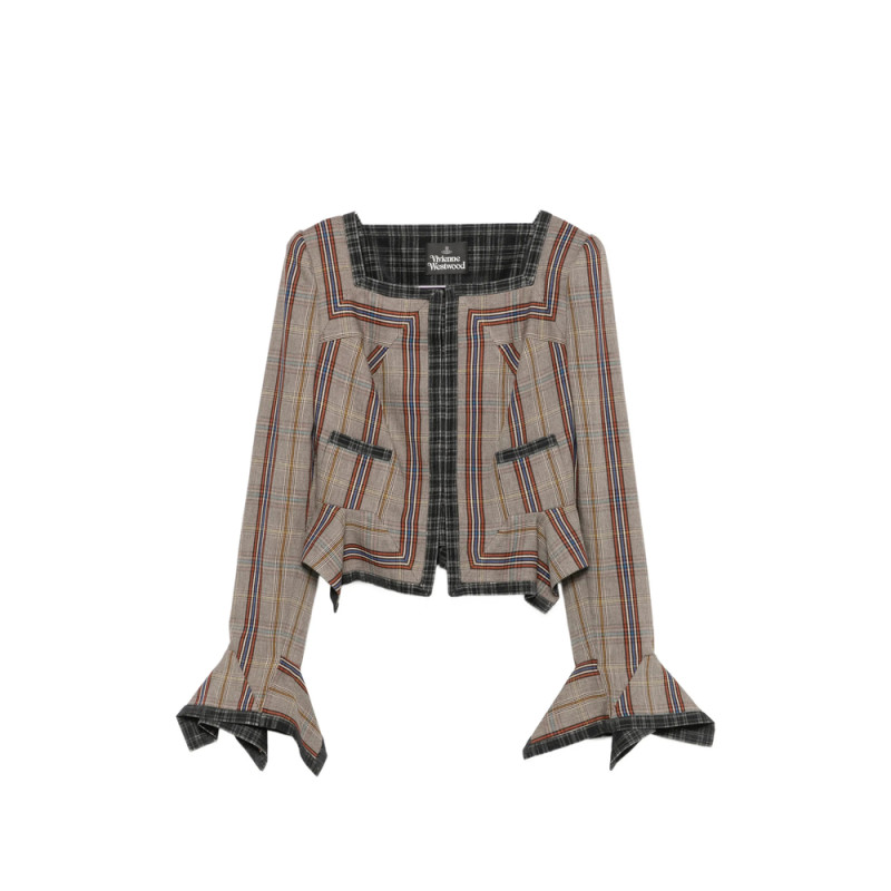 Vivienne Westwood Dandy Double-breasted Check Jacket