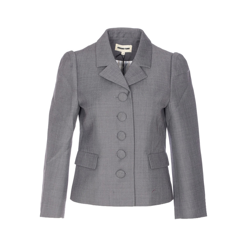 Shushu/tong Lapel Button Jacket