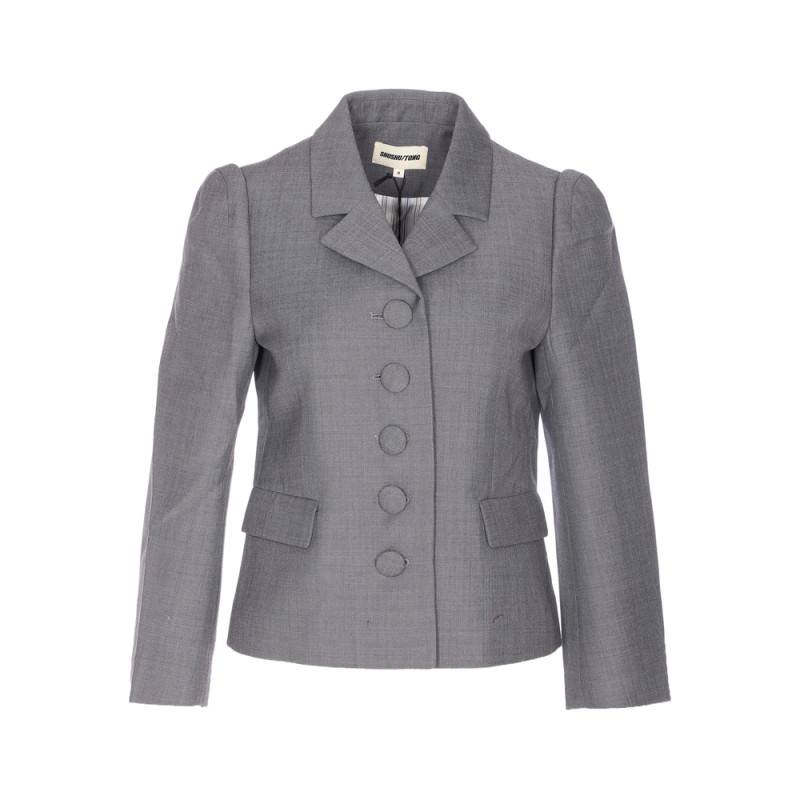 Shushu/tong Lapel Button Jacket