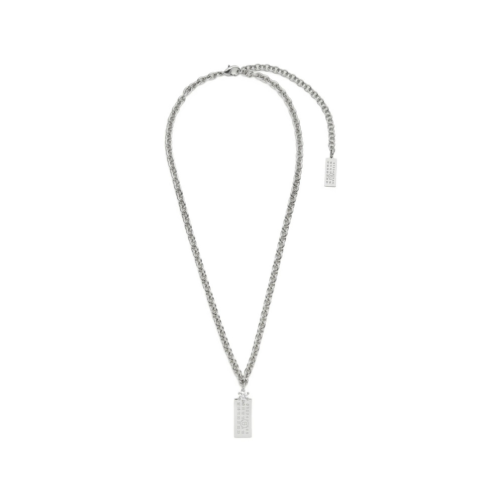 Mm6 Maison Margiela Plaque Necklace