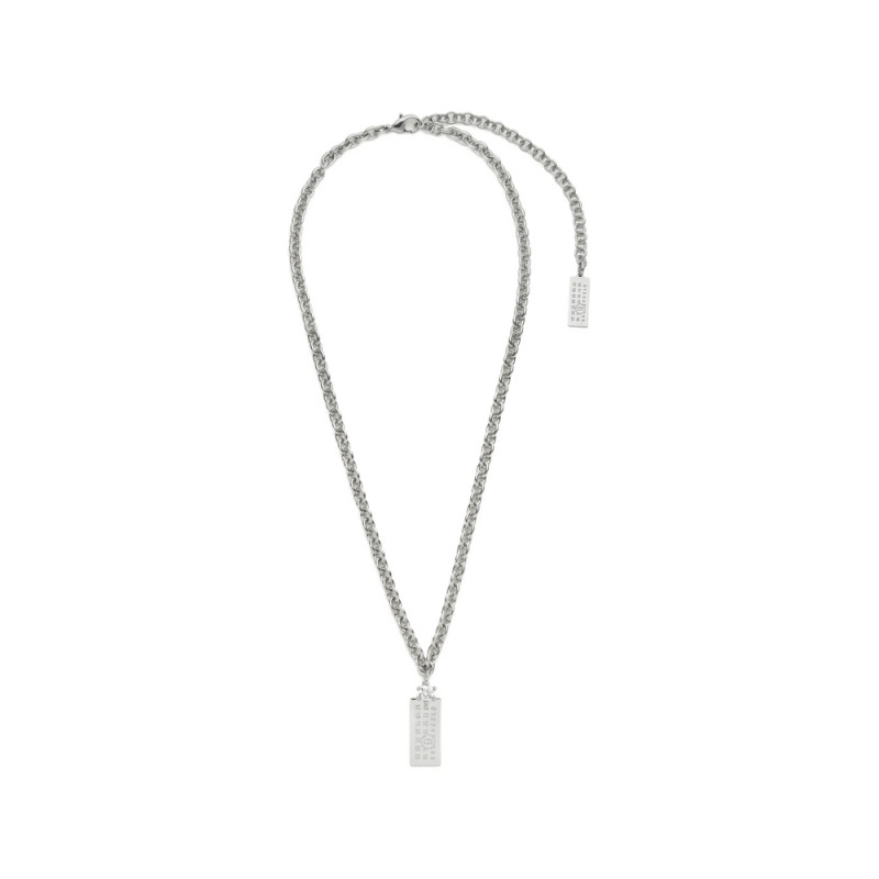 Mm6 Maison Margiela Plaque Necklace