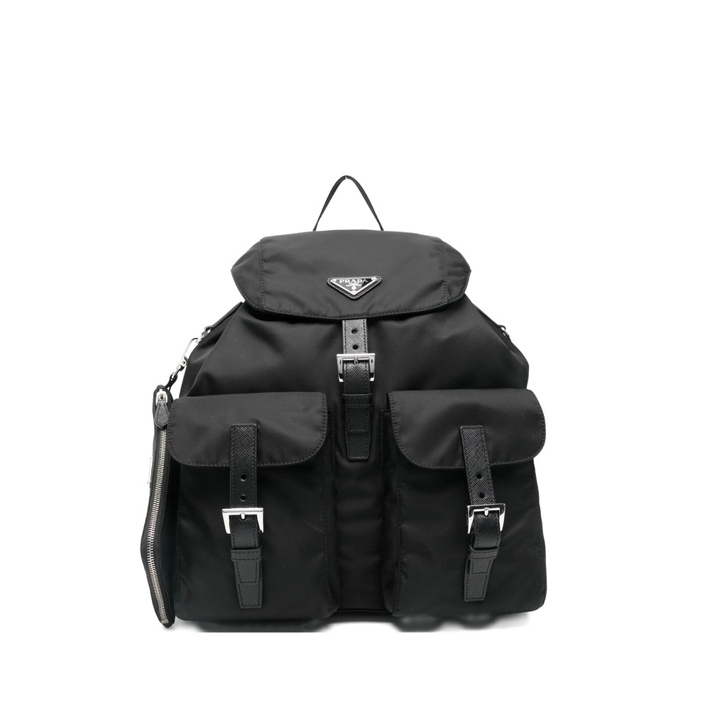Prada Buckle Flap Backpack