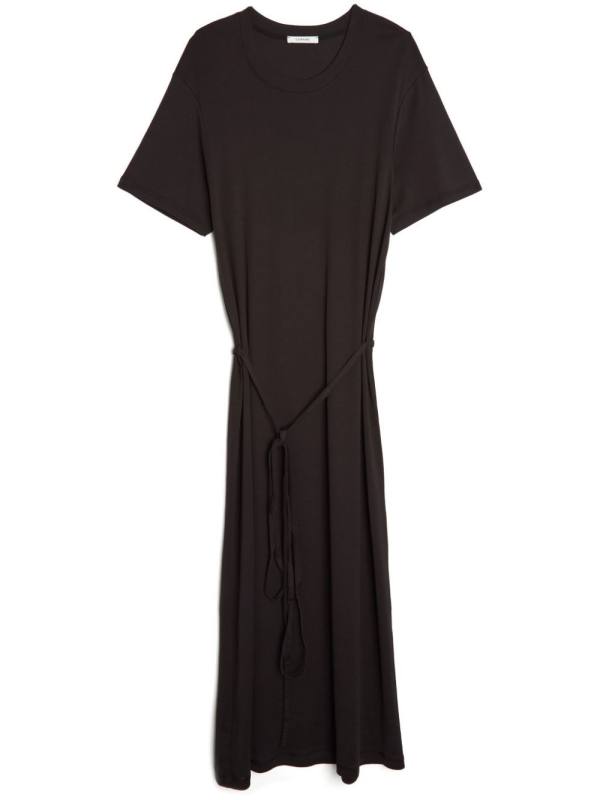 belted T-shirt dress