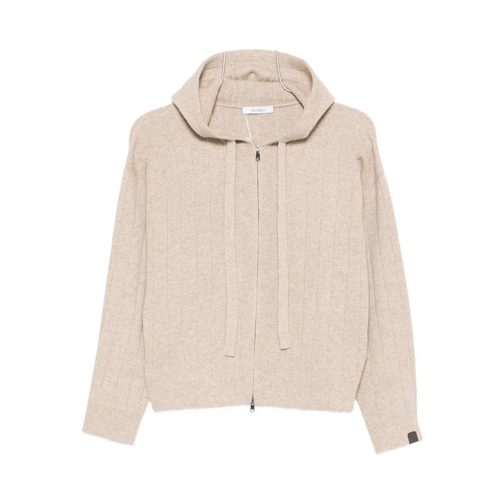 Max Mara Ribbed Knit Hoodie