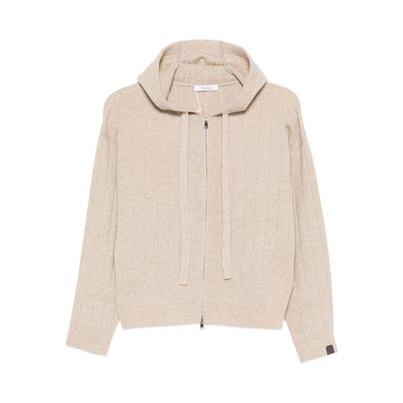 Max Mara Ribbed Knit Hoodie