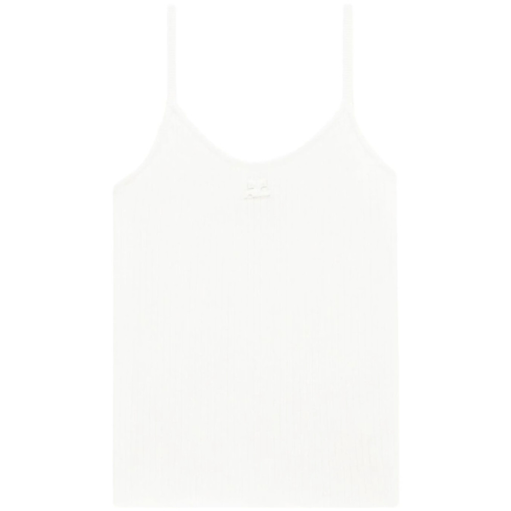 Courrèges Reedition Ribbed Tank Top