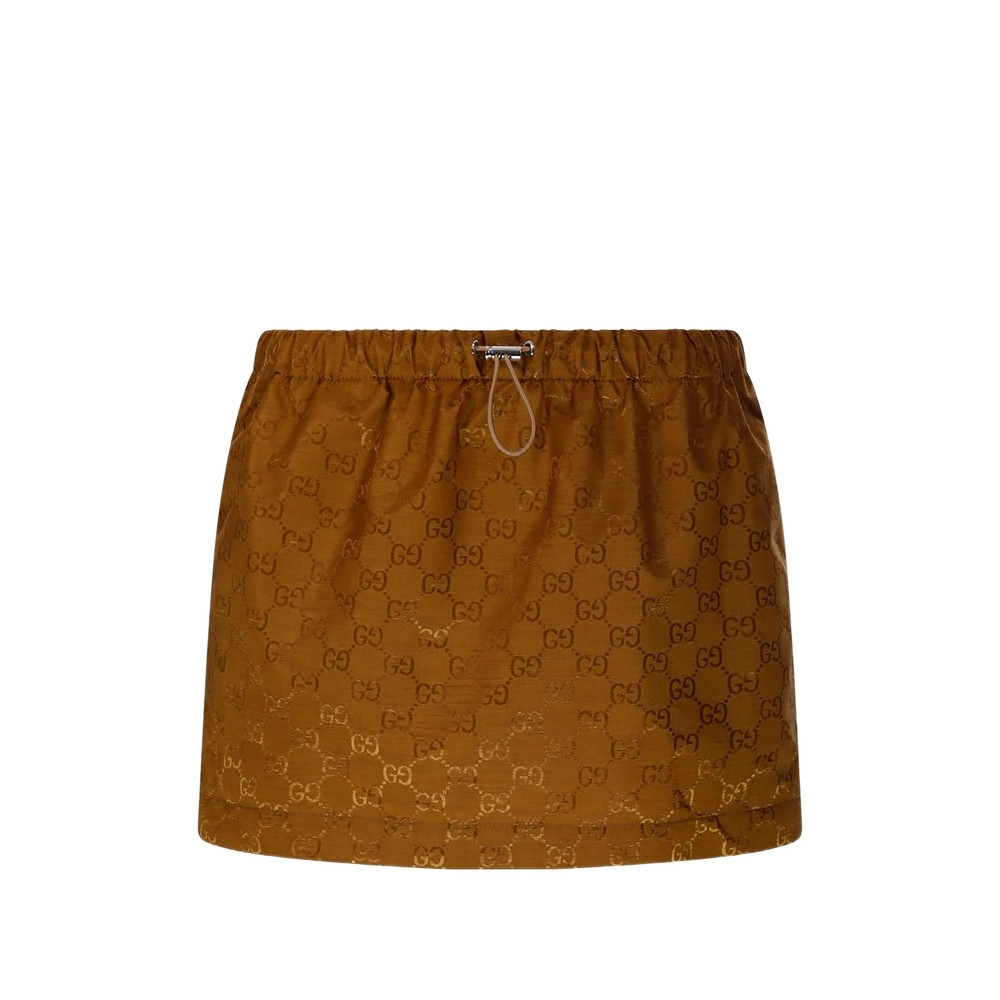 Gucci Monogram Elasticated Mini Skirt