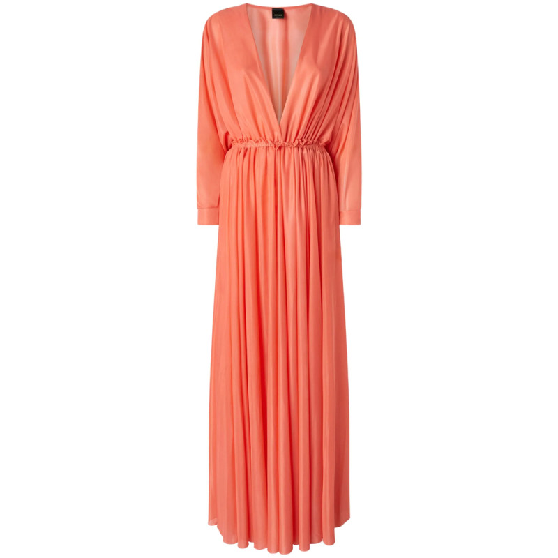 Pinko Ruched Maxi Dress
