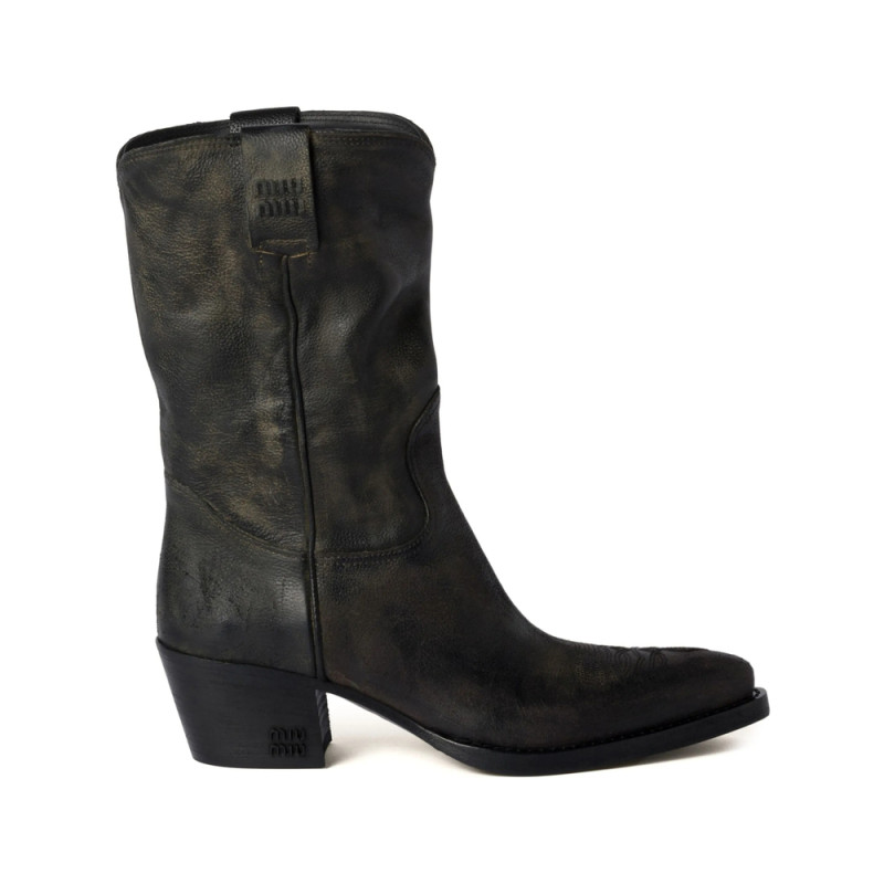 Miu Miu Leather Boots