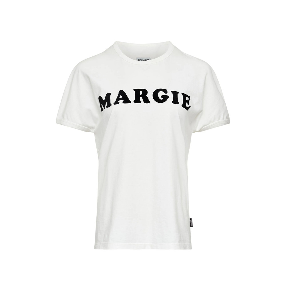 Mm6 Maison Margiela Margie Printed Short-sleeved T-shirt