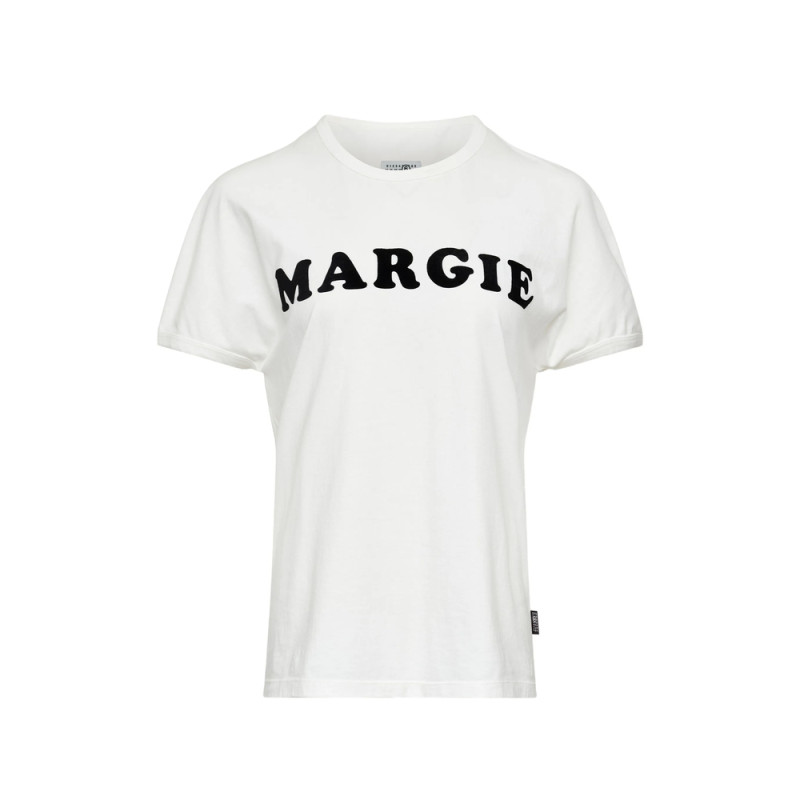 Mm6 Maison Margiela Margie Printed Short-sleeved T-shirt