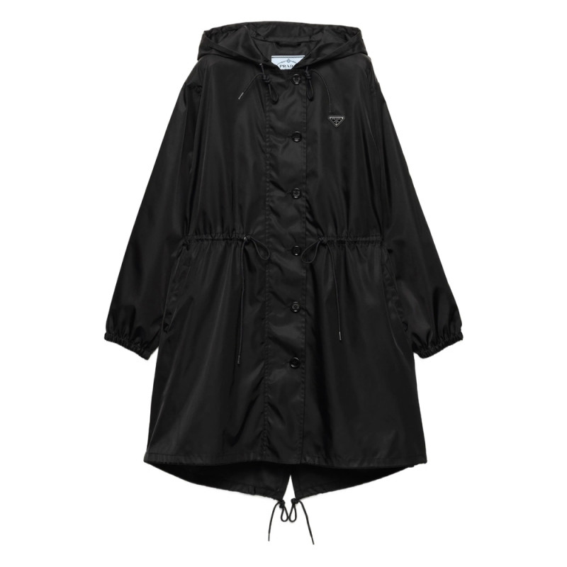 Prada Logo-plaque Hooded Parka