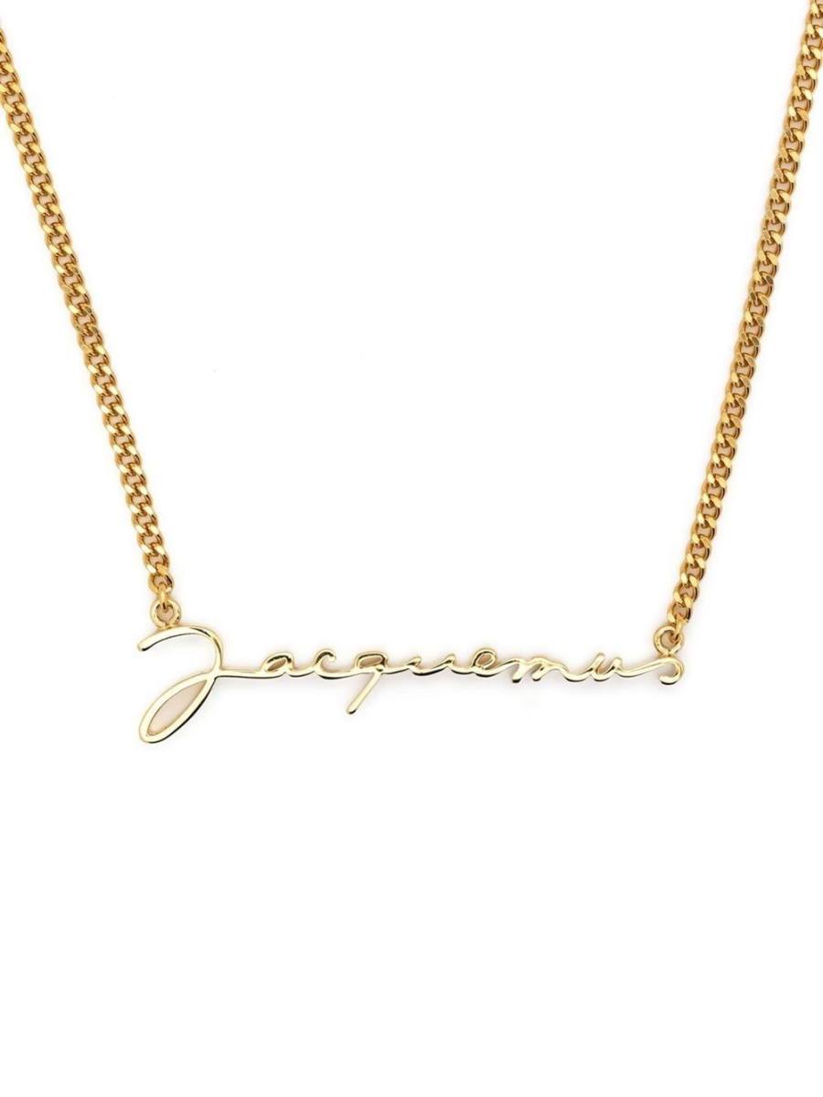 logo pendant necklace