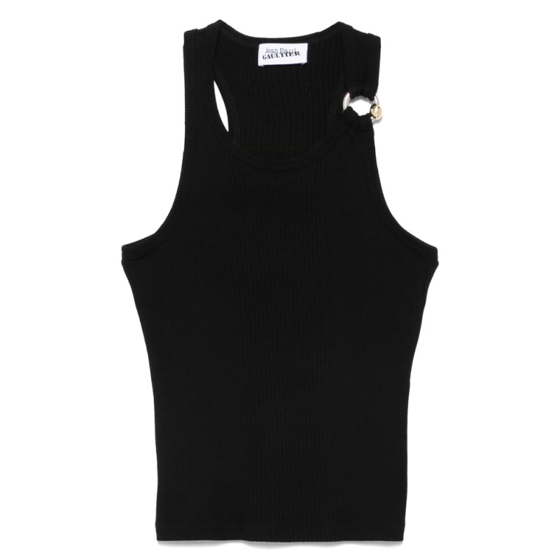 Jean Paul Gaultier Sleeveless Ribbed Top