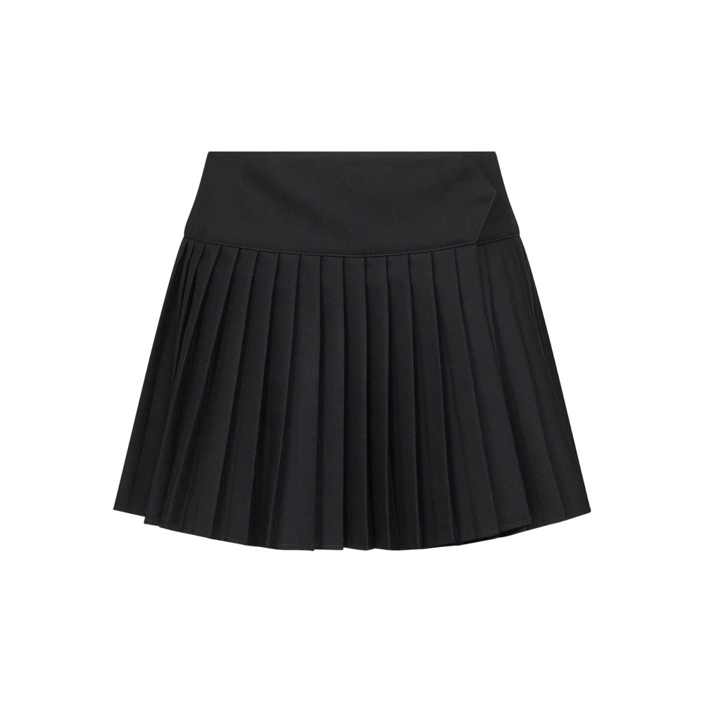 Off-white Pleated Logo-print Mini Skirt