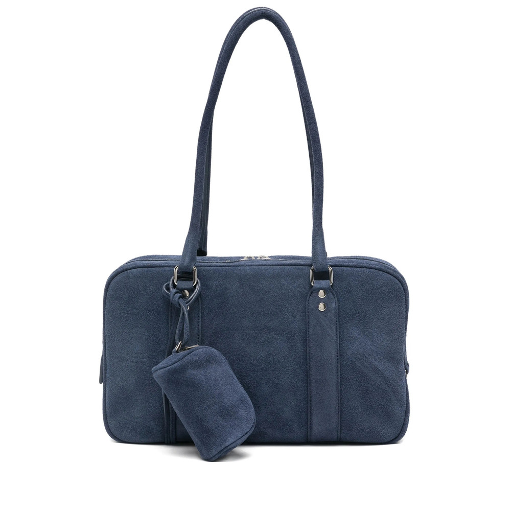Low Classic Suede Shoulder Bag