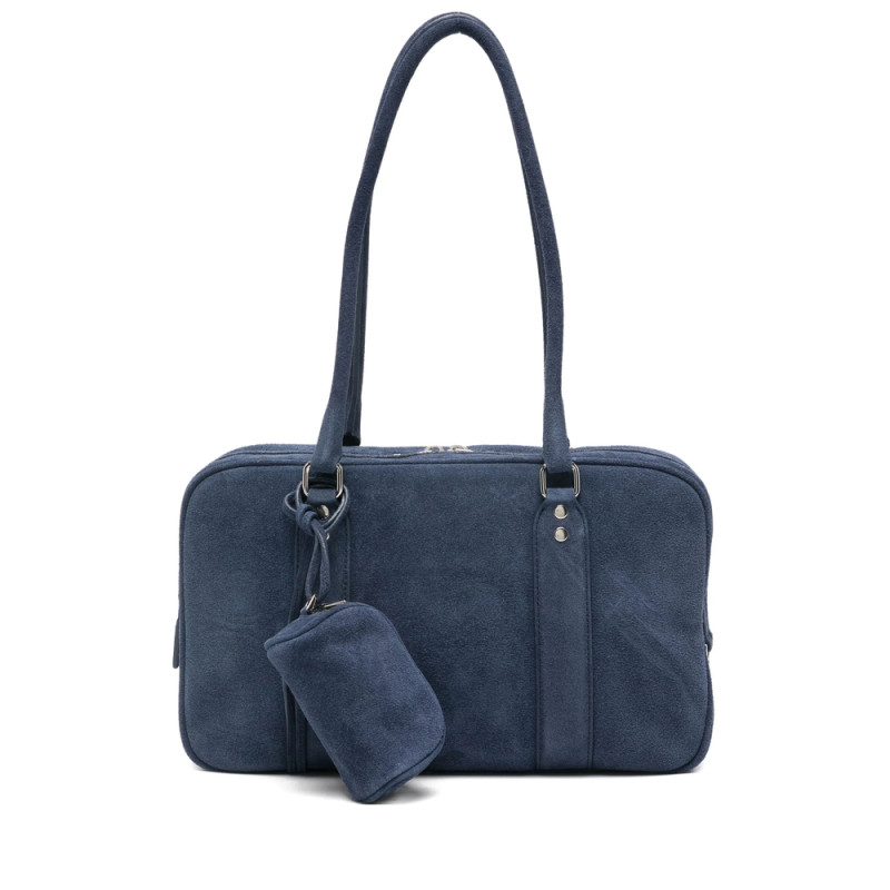 Low Classic Suede Shoulder Bag