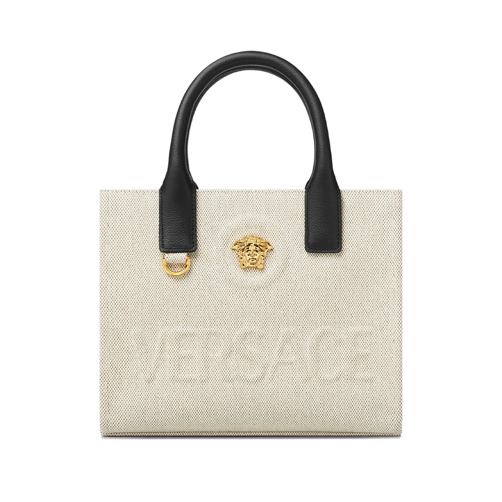 Versace La Medusa Mini Canvas Tote