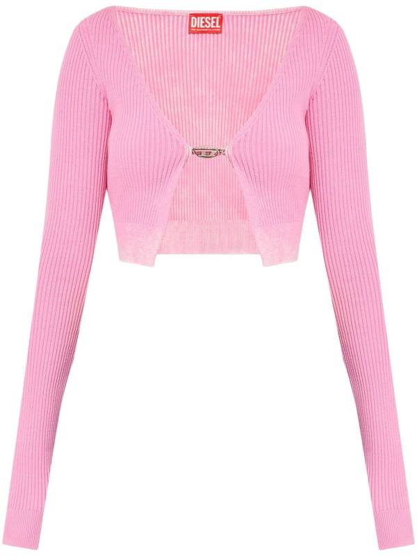 M-Latina ribbed cotton crop top