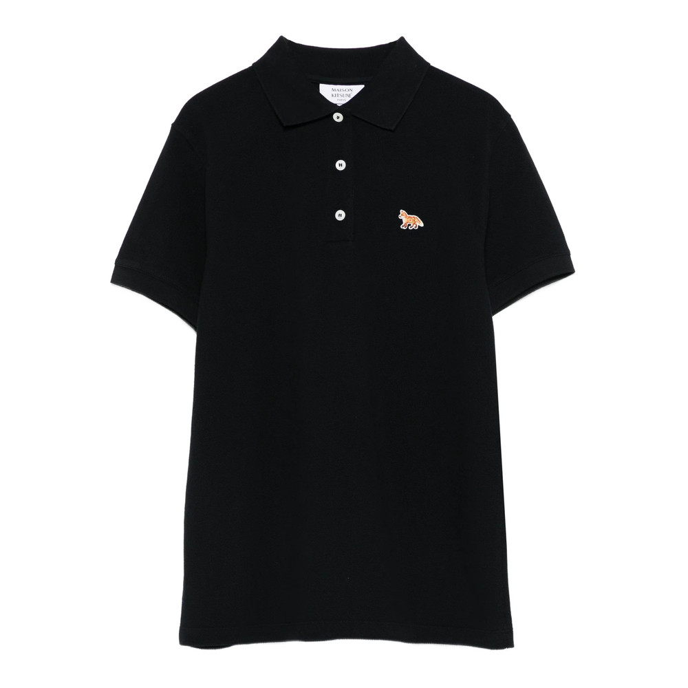 Maison Kitsuné Fox-embroidered Polo Shirt