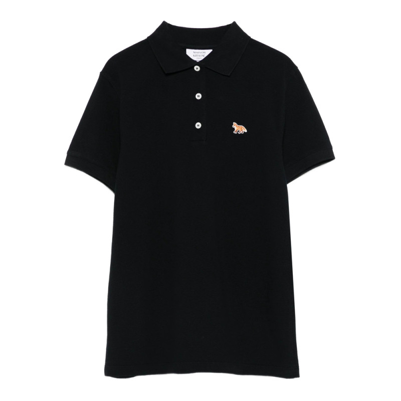Maison Kitsuné Fox-embroidered Polo Shirt