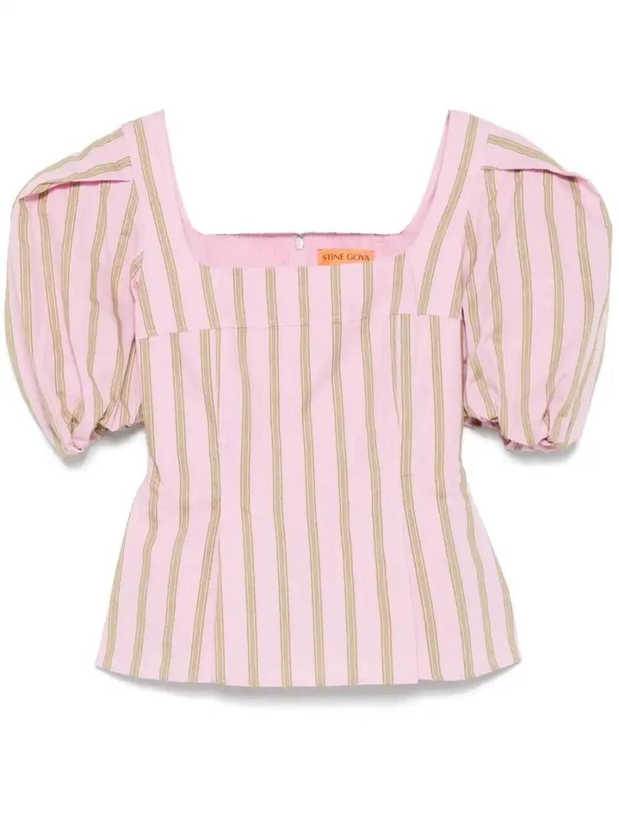 striped blouse