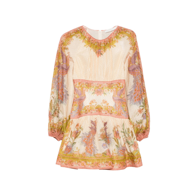 Zimmermann Indra Floral-print Mini Dress