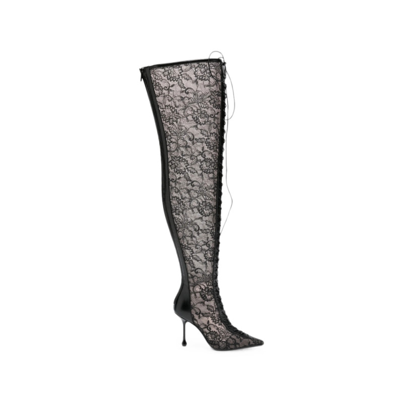 Jimmy Choo Scarlett Lace-up Over-the-knee Boots