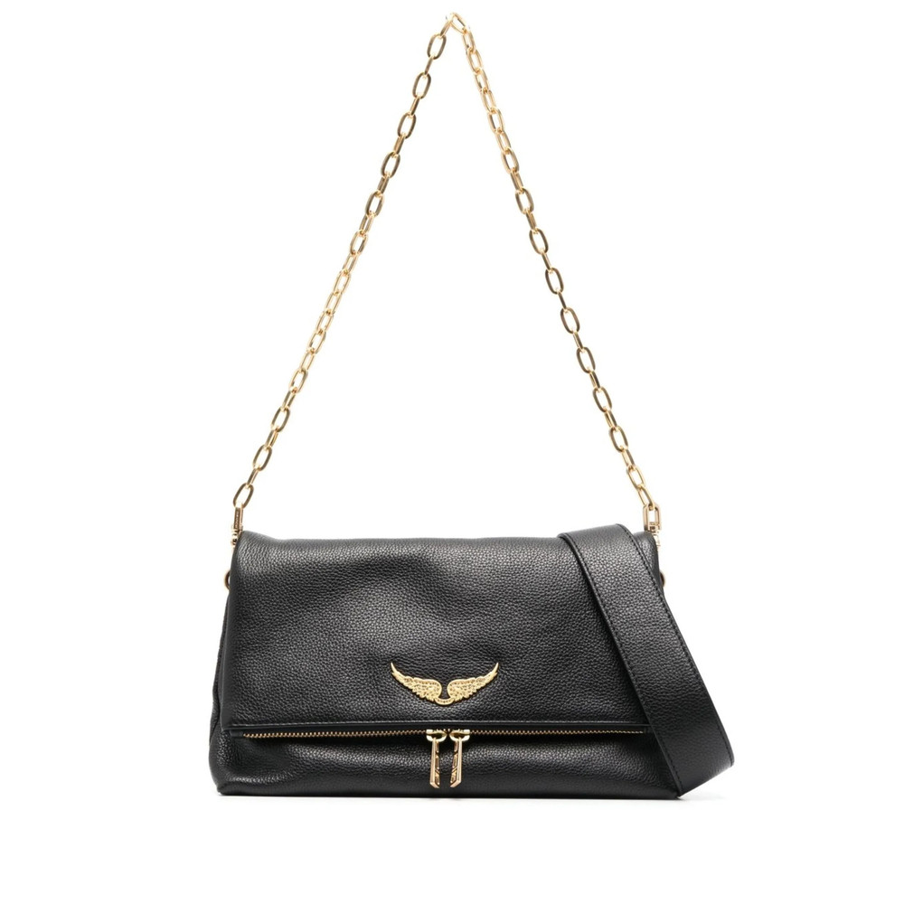 Zadig & Voltaire Logo-plaque Leather Shoulder Bag