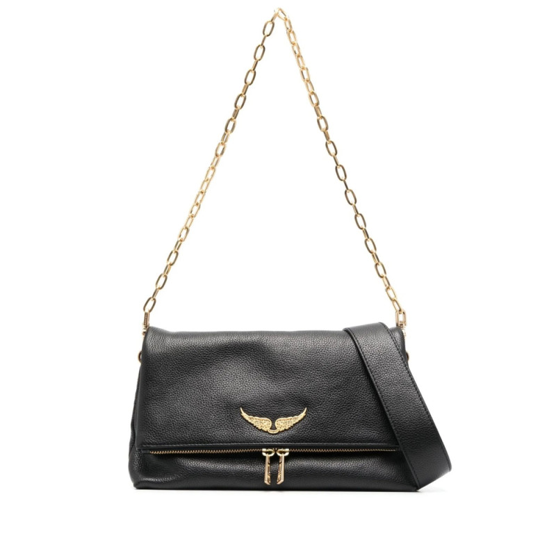 Zadig & Voltaire Logo-plaque Leather Shoulder Bag