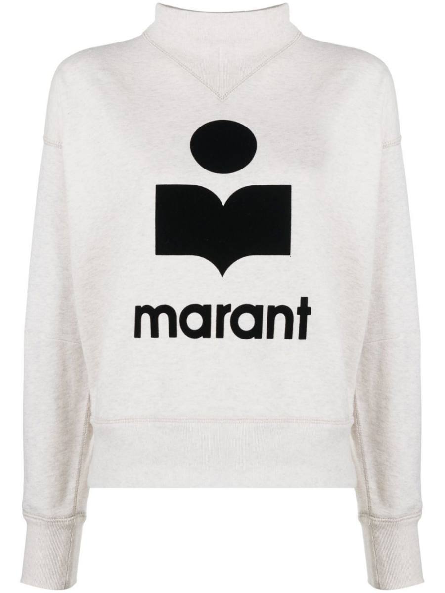 Moby flocked-logo sweatshirt