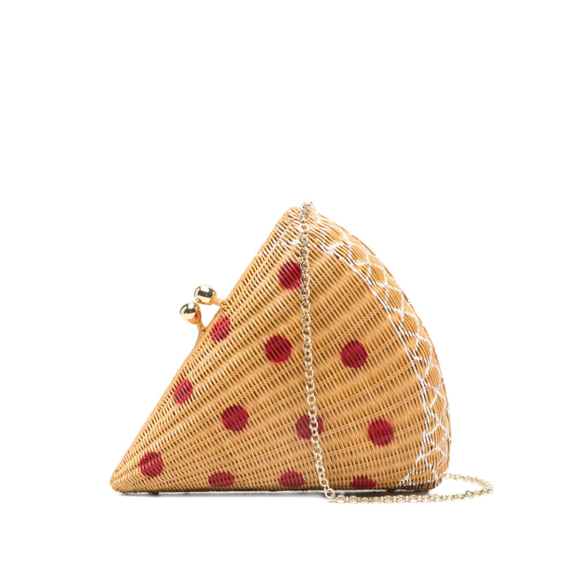 Serpui Pizza Clutch Bag