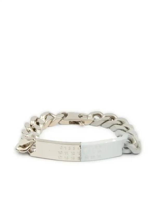 Minimal Logo ID Tag curb bracelet