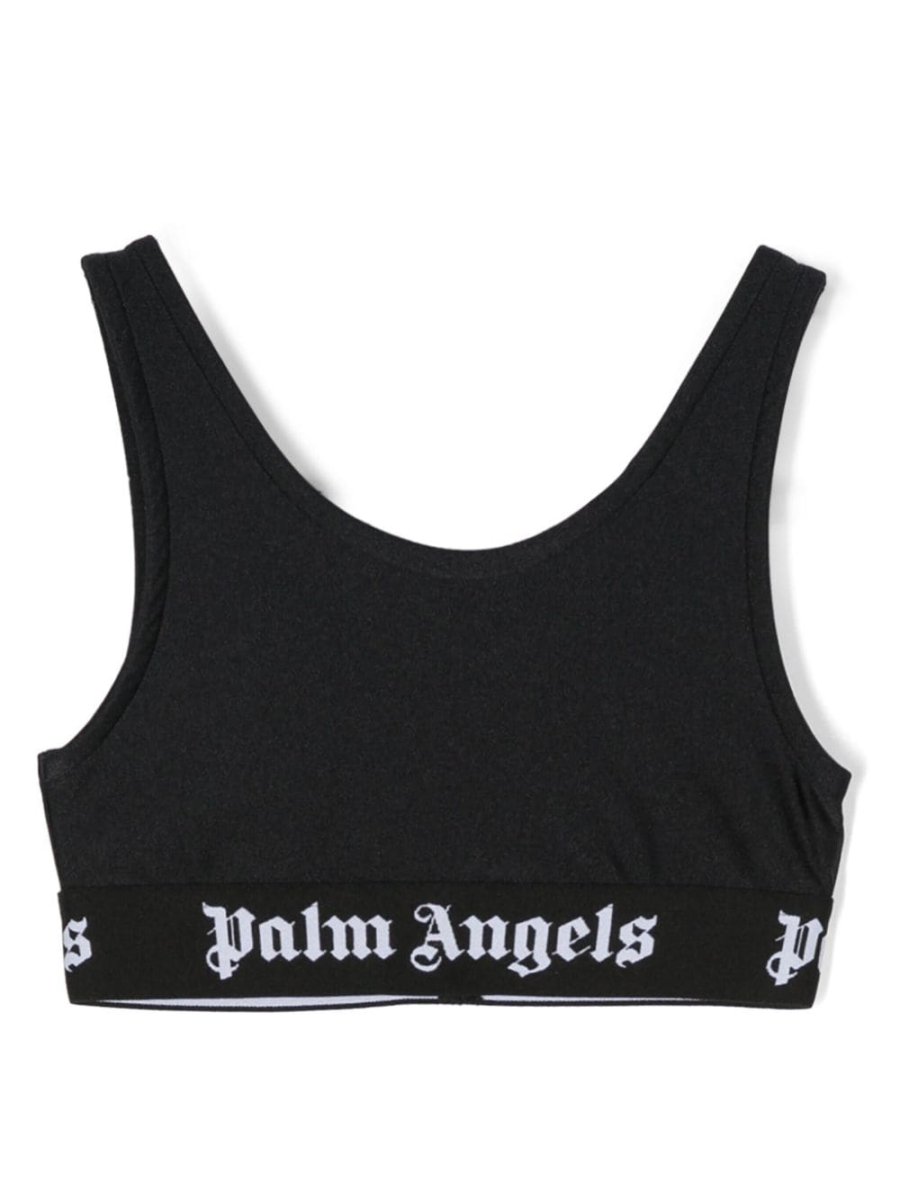 logo-underband crop top