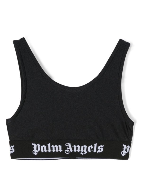 logo-underband crop top