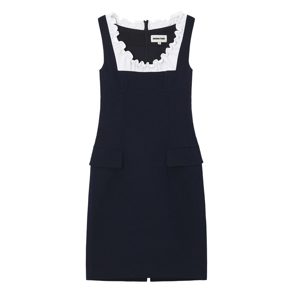 Shushu/tong Ruffled Pocket Mini Dress