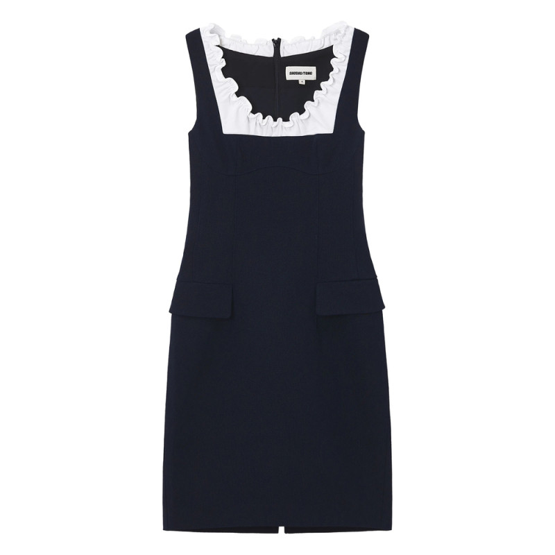 Shushu/tong Ruffled Pocket Mini Dress