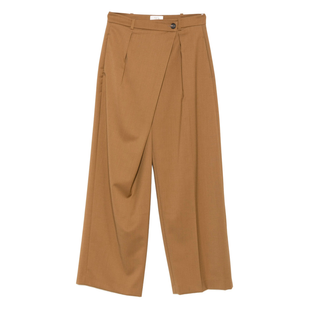 Tela Pleated Wrap Trousers