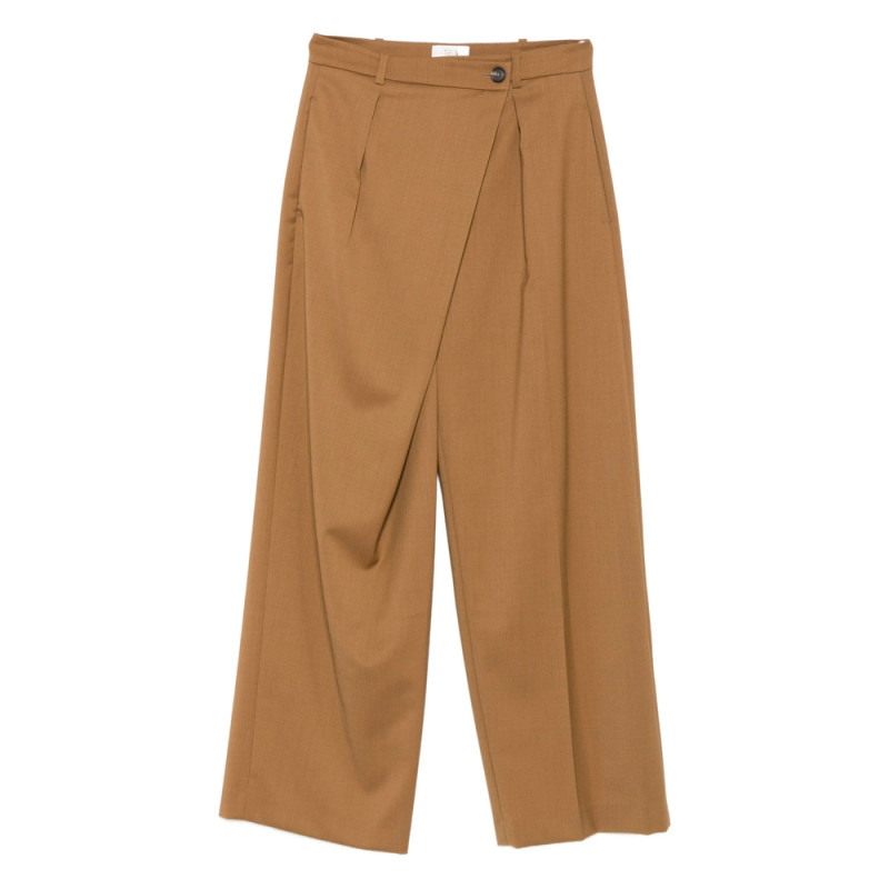 Tela Pleated Wrap Trousers