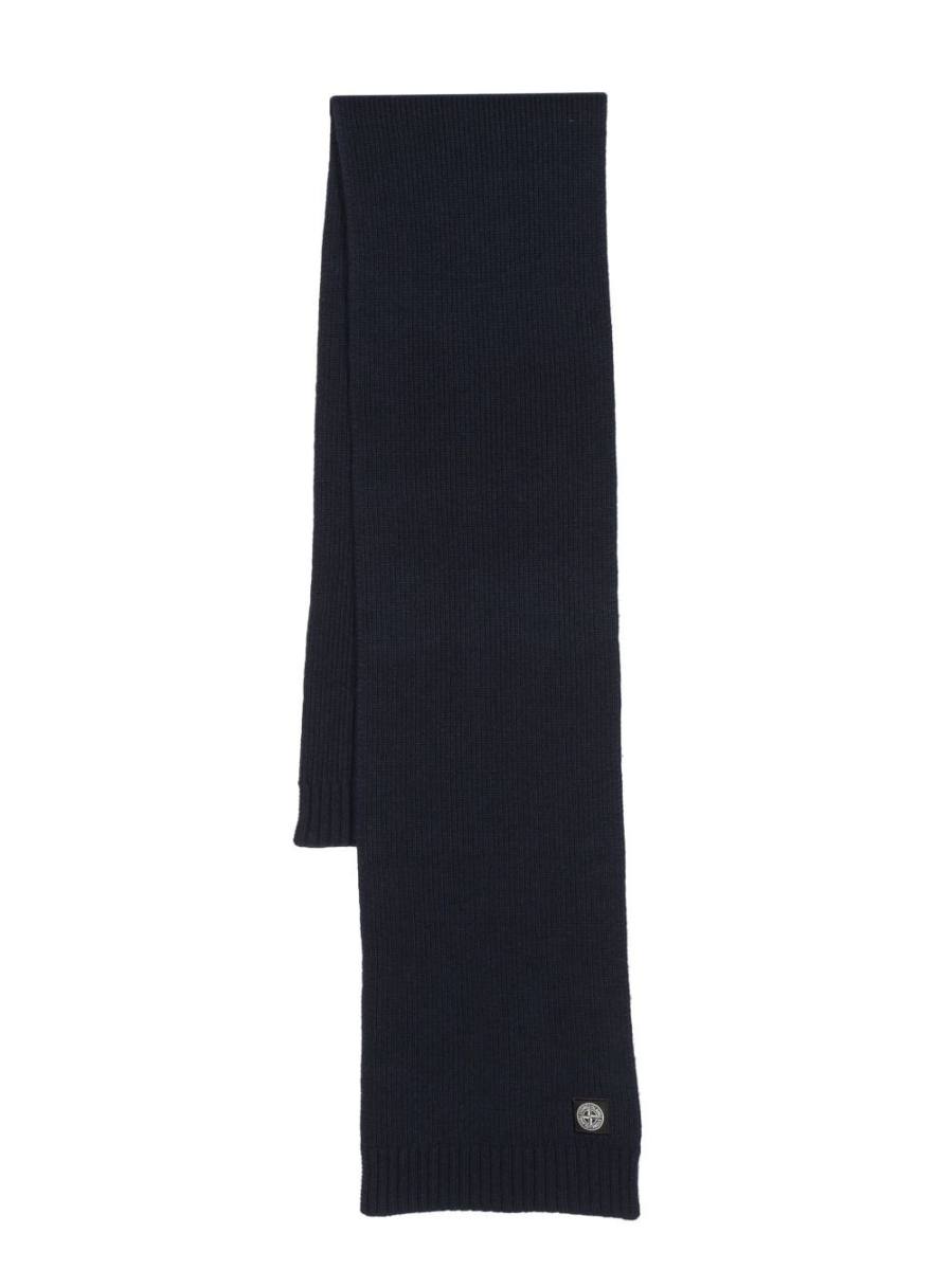 logo-patch scarf
