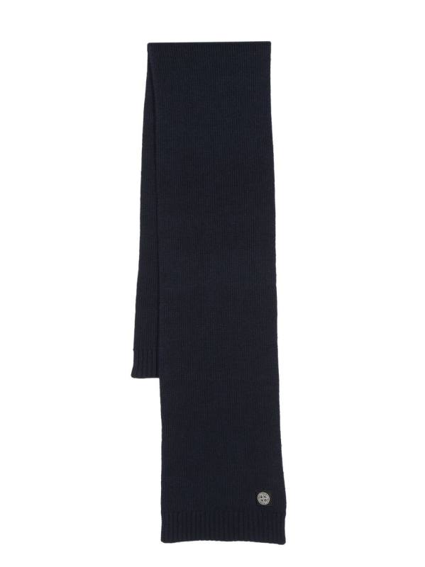logo-patch scarf