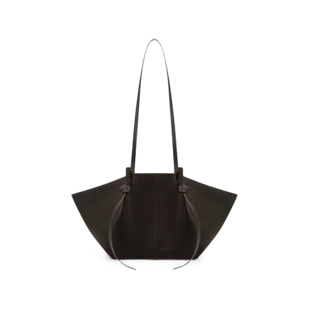 Yuzefi Medium Mochi Suede Shoulder Bag