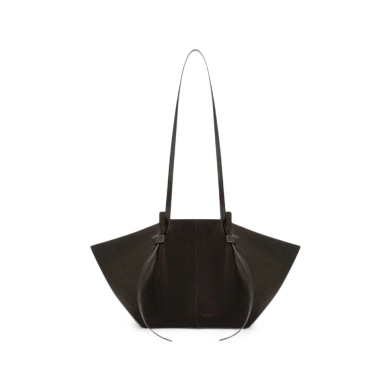 Yuzefi Medium Mochi Suede Shoulder Bag