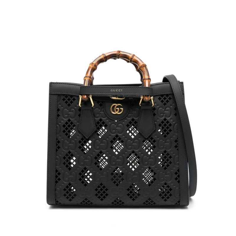 Gucci Diana Leather Tote Bag
