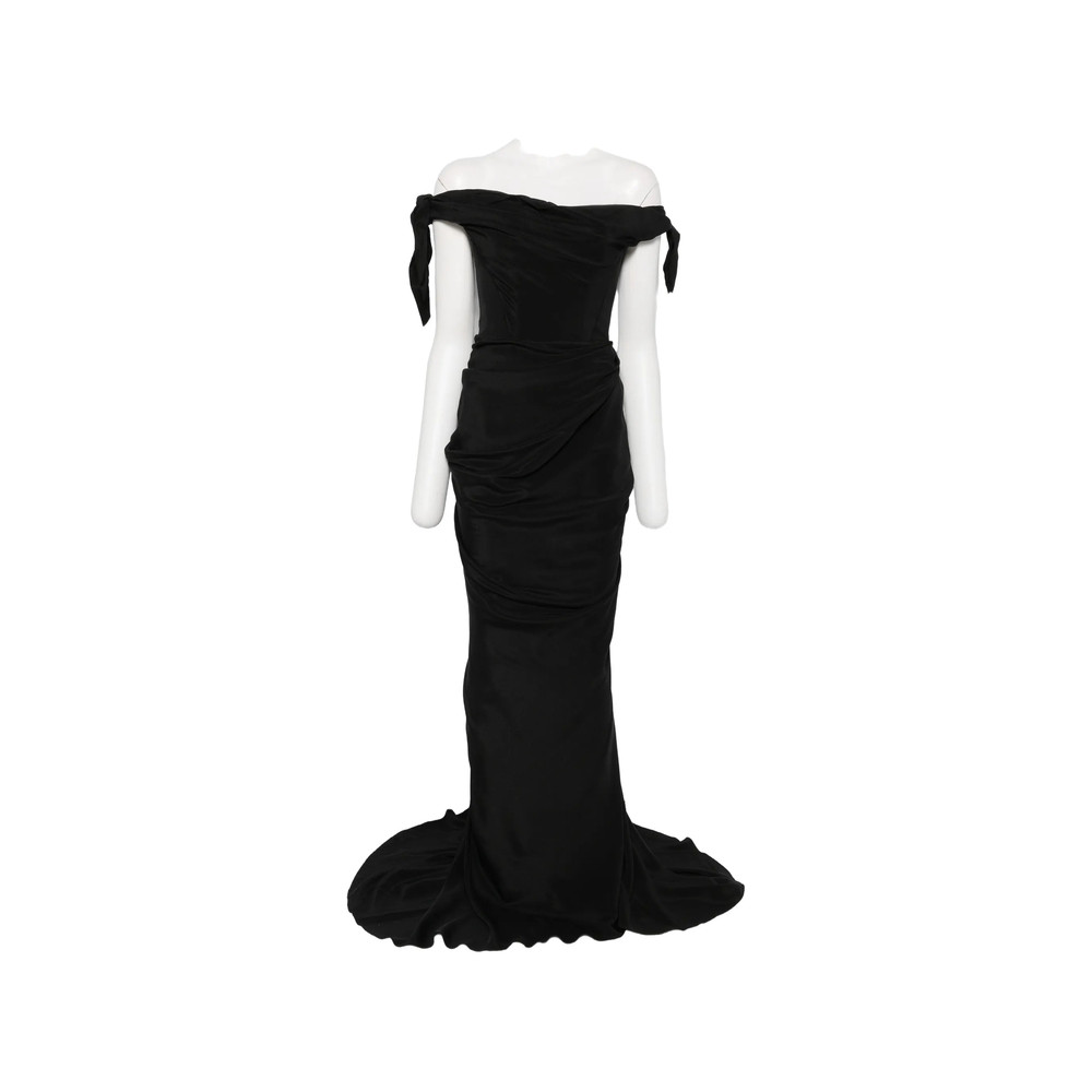 Cult Gaia Off-shoulder Draped Dress