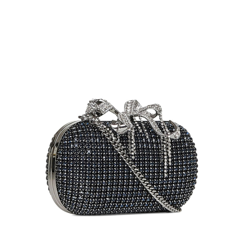 Self Portrait Crystal-embellished Clutch Bag