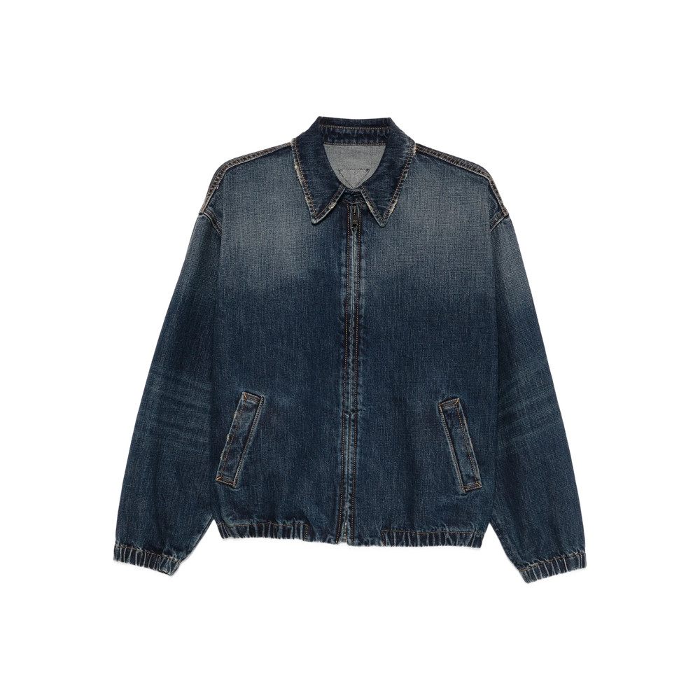 Prada Zip-up Denim Jacket